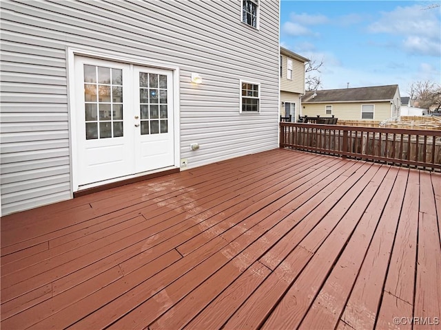 view of deck