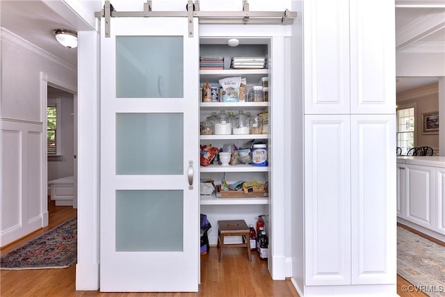 view of pantry