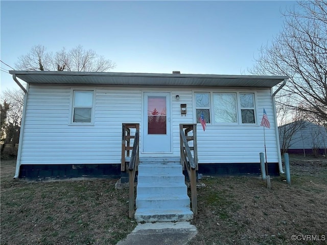 view of front of home