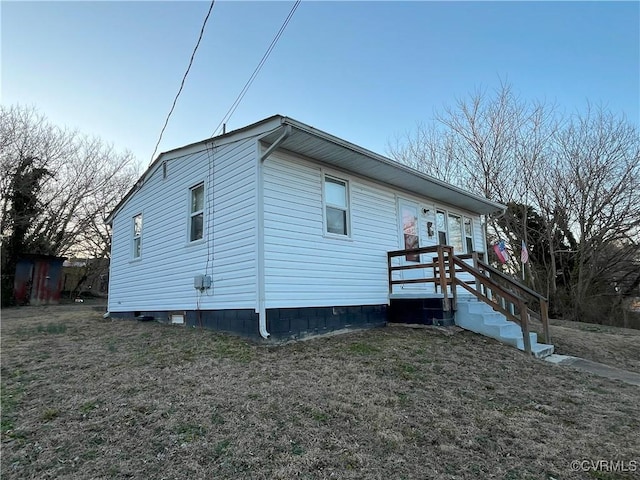 view of property exterior