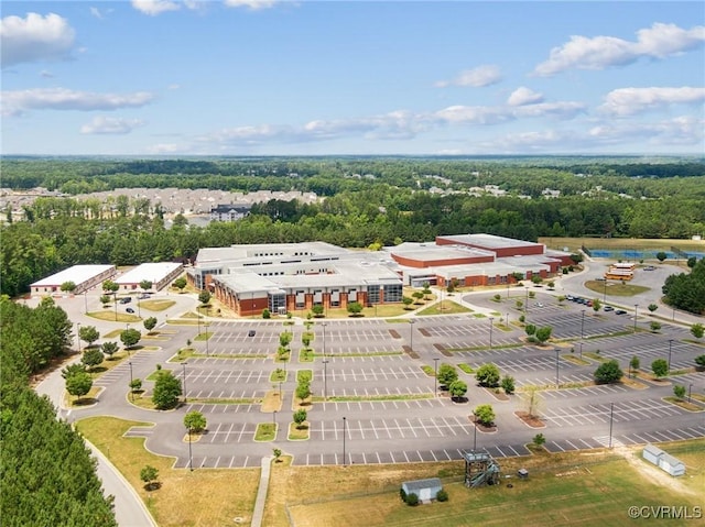 aerial view with a view of trees