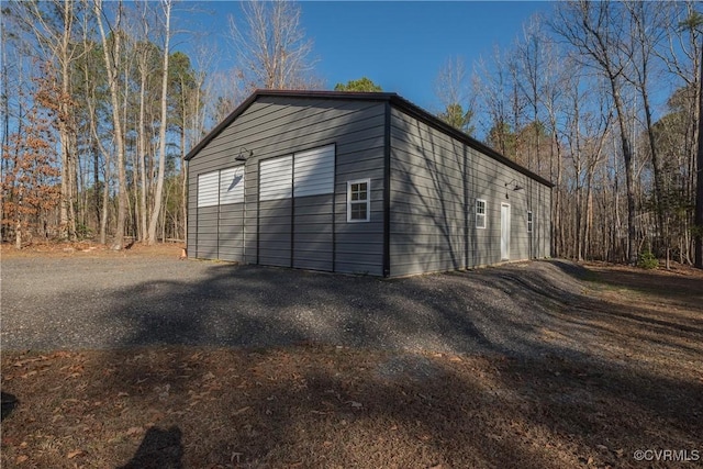 view of outbuilding with an outdoor structure