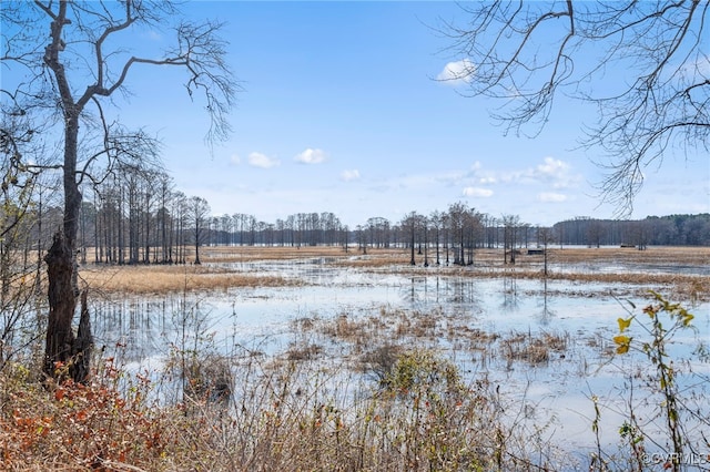 property view of water featuring a rural view