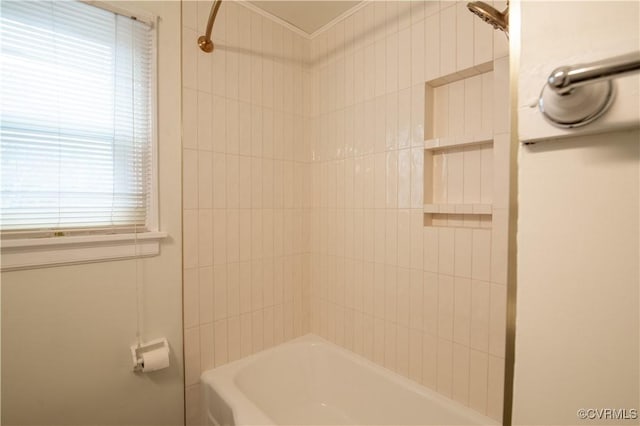 bathroom featuring shower / bathing tub combination