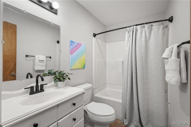 1909 Dinwiddie Ave, Hopewell, VA 23860 - full bathroom featuring vanity and shower / bath combination with curtain