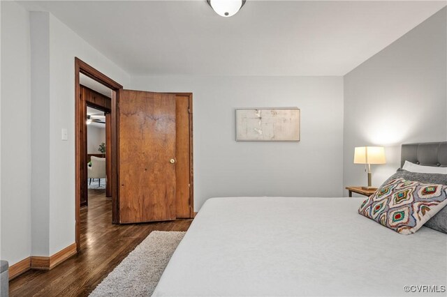 1909 Dinwiddie Ave, Hopewell, VA 23860 - bedroom with wood finished floors and baseboards