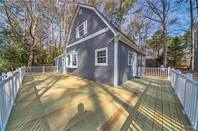 view of deck