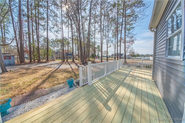 view of deck