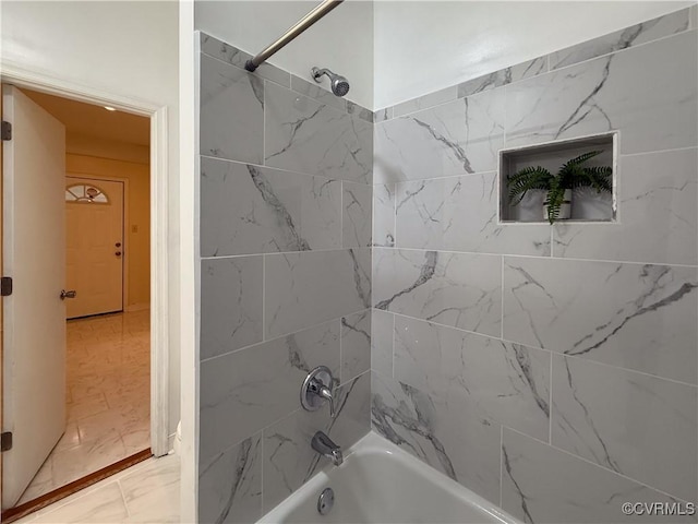 1934 Wood St, Richmond, VA 23223 - full bath featuring marble finish floor and shower / bathtub combination