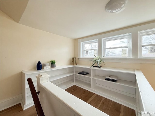 1934 Wood St, Richmond, VA 23223 - interior space featuring dark wood finished floors, plenty of natural light, and baseboards