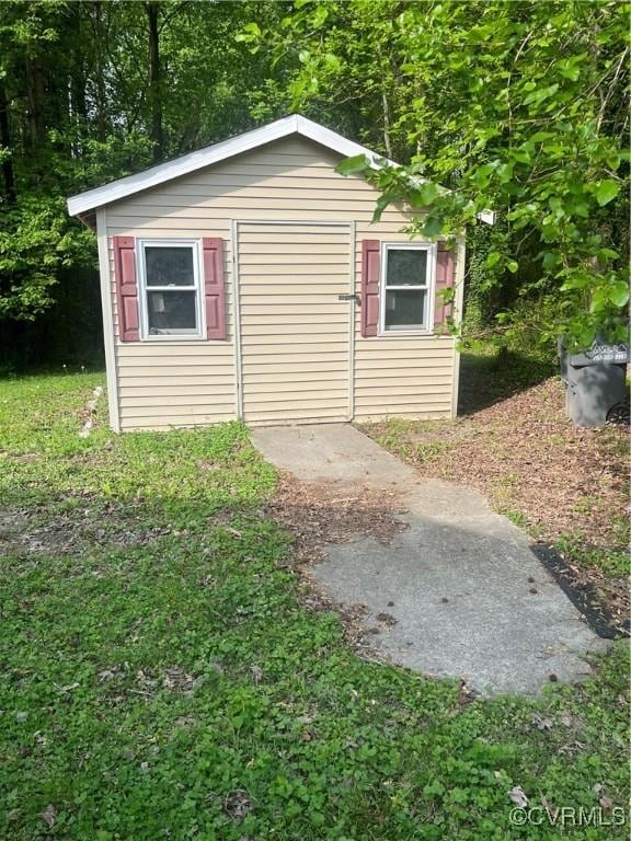 view of outbuilding with an outdoor structure