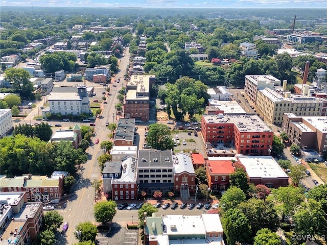 bird's eye view featuring a view of city