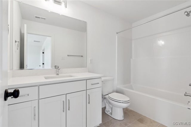 12149 Morning Walk, Henrico, VA 23233 - bathroom featuring vanity, toilet, tub / shower combination, and tile patterned floors