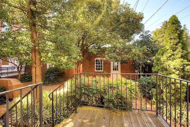 1005 W Franklin St Unit U2, Richmond, VA 23220 - view of wooden deck