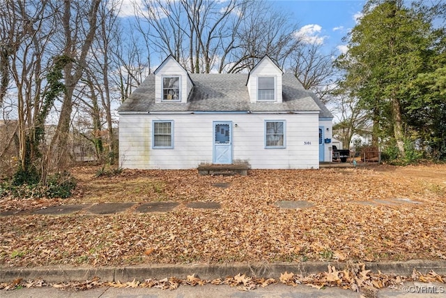 view of cape cod house