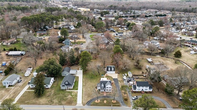 birds eye view of property featuring a residential view