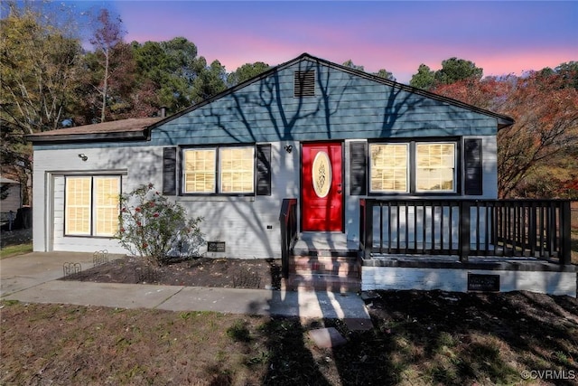 545 Lock Ln, Petersburg, VA 23805 - view of front of home with crawl space and covered porch