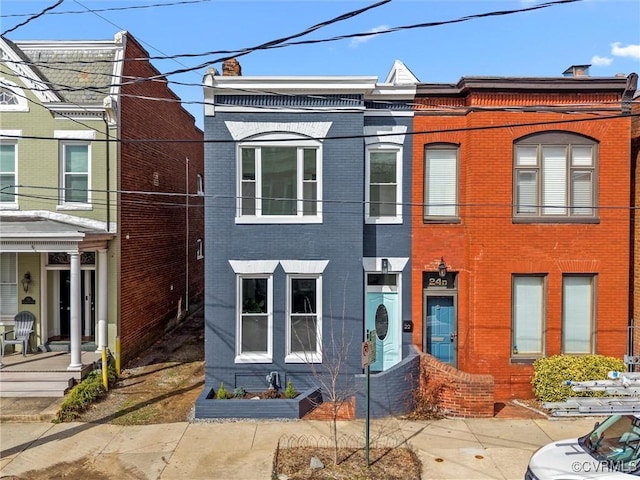 multi unit property featuring brick siding