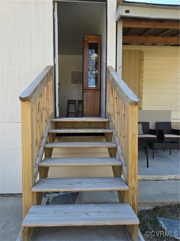 view of staircase