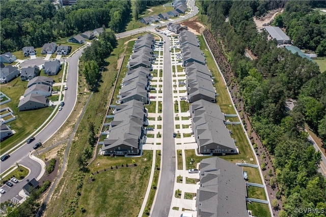 birds eye view of property featuring a residential view