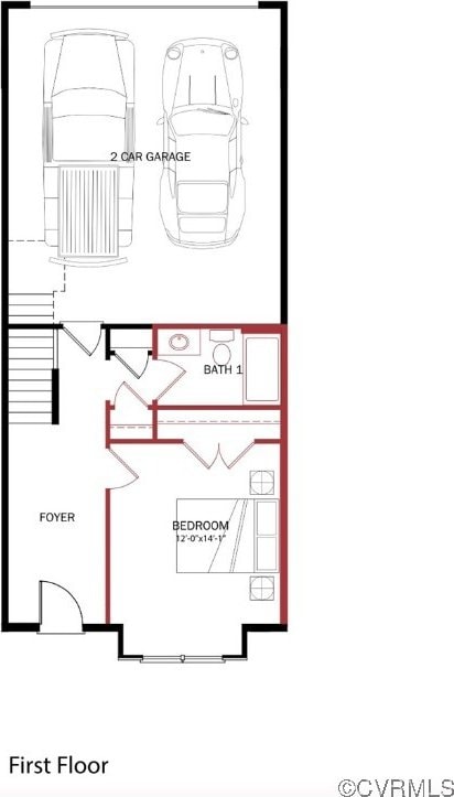 15327 Sunray Aly, Chesterfield, VA 23832 - floor plan / room layout