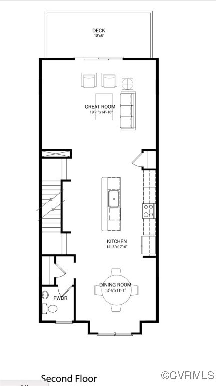 15327 Sunray Aly, Chesterfield, VA 23832 - floor plan / room layout