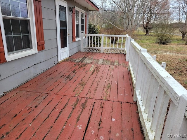 view of deck