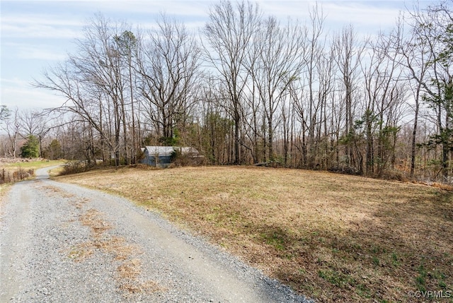 view of road