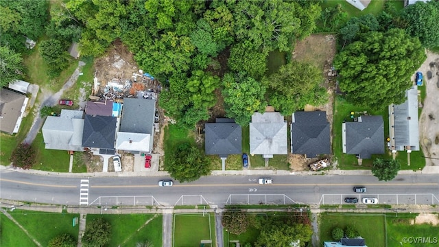 drone / aerial view featuring a residential view