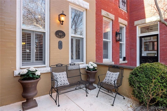 view of patio / terrace featuring covered porch