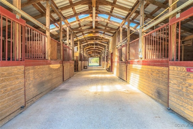 view of stable