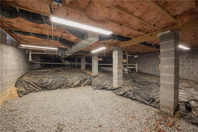 basement featuring crawl space