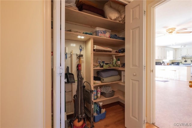 view of closet