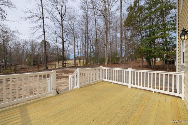 view of deck