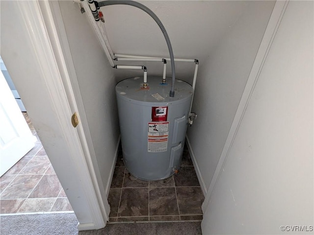 utilities featuring electric water heater