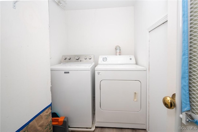 laundry room featuring laundry area and separate washer and dryer