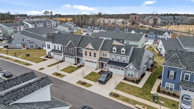 birds eye view of property featuring a residential view