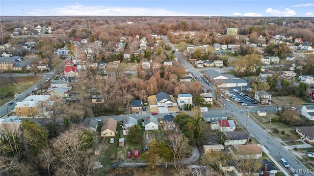 aerial view featuring a residential view