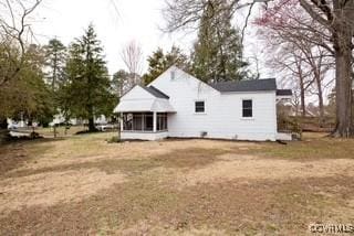 view of back of property