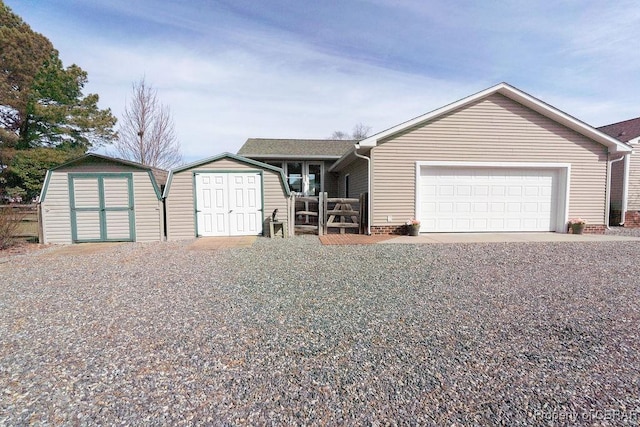 560 Skipjack Dr, Heathsville, VA 22473 - view of front facade featuring an attached garage and driveway