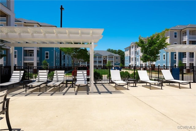 10530 Stony Bluff Dr Unit 205, Ashland, VA 23005 - view of home's community featuring a residential view, a pergola, and fence