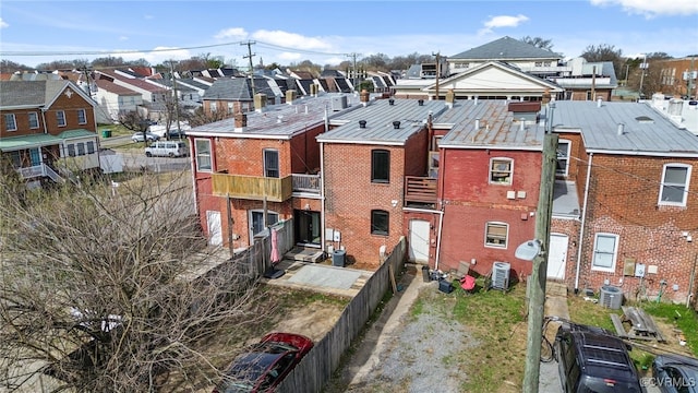 exterior space with a residential view