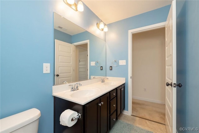 8160 Lyman Ct, Mechanicsville, VA 23116 - full bath featuring double vanity and toilet