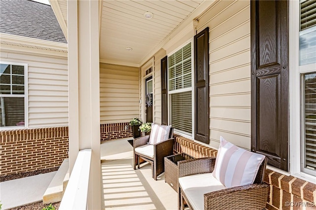 view of patio / terrace featuring a porch