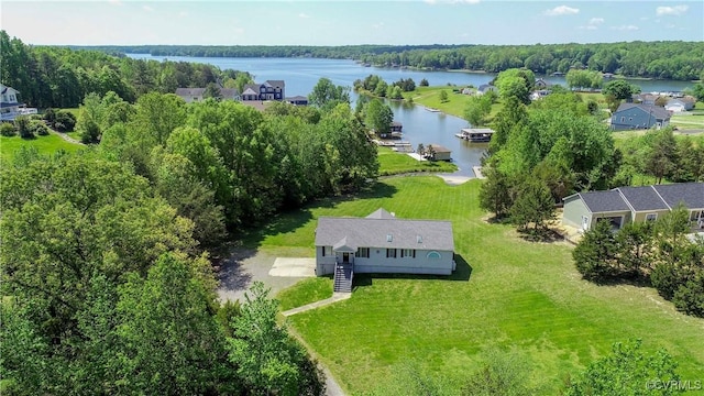 6210 Stubbs Cove Ln, Spotsylvania, VA 22551 - bird's eye view with a water view