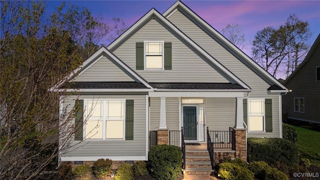117 Giddy-Up Ln, Ashland, VA 23005 - bungalow featuring roof with shingles and covered porch