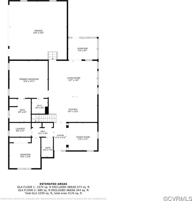 117 Giddy-Up Ln, Ashland, VA 23005 - room layout