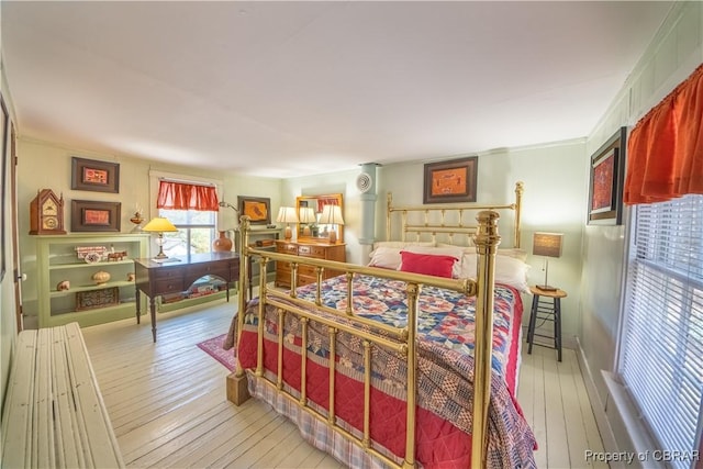257 Horseshoe Bend Rd, Deltaville, VA 23043 - bedroom featuring light wood-type flooring
