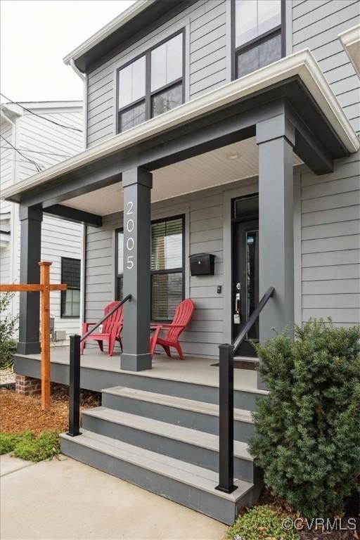 2005 R St, Richmond, VA 23223 - property entrance featuring a porch
