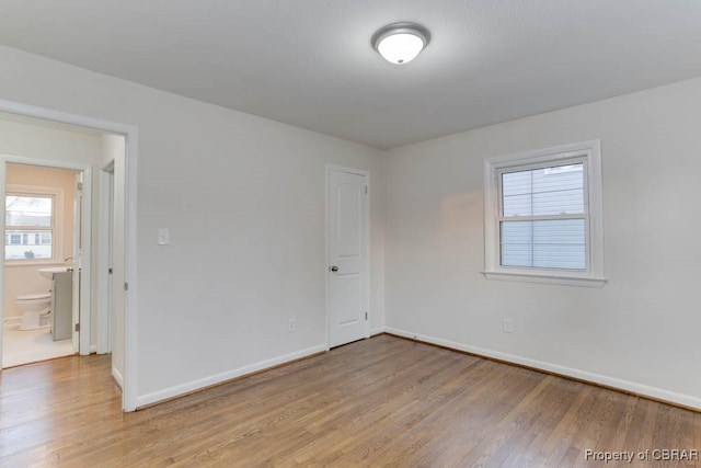 104 Clemwood Pkwy, Hampton, VA 23669 - spare room with light wood-style flooring and baseboards